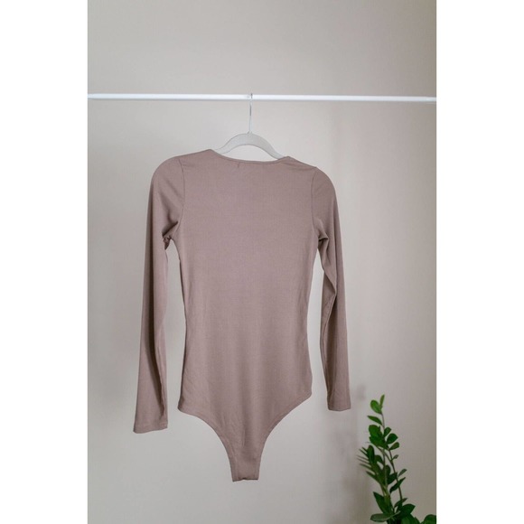 De Base Women Brown Bodysuit SZ S - Picture 6 of 7